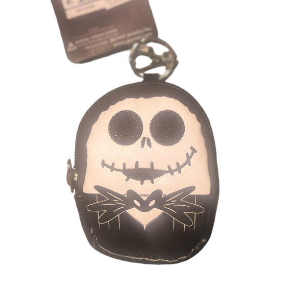 Tim Burton nightmare B4. Mini backpack key chain. by Disney. Black skeleton - Picture 6 of 7